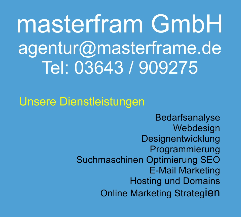 Sponsor Masterfram